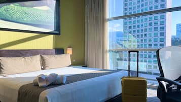 1 habitación y ropa de cama de alta calidad