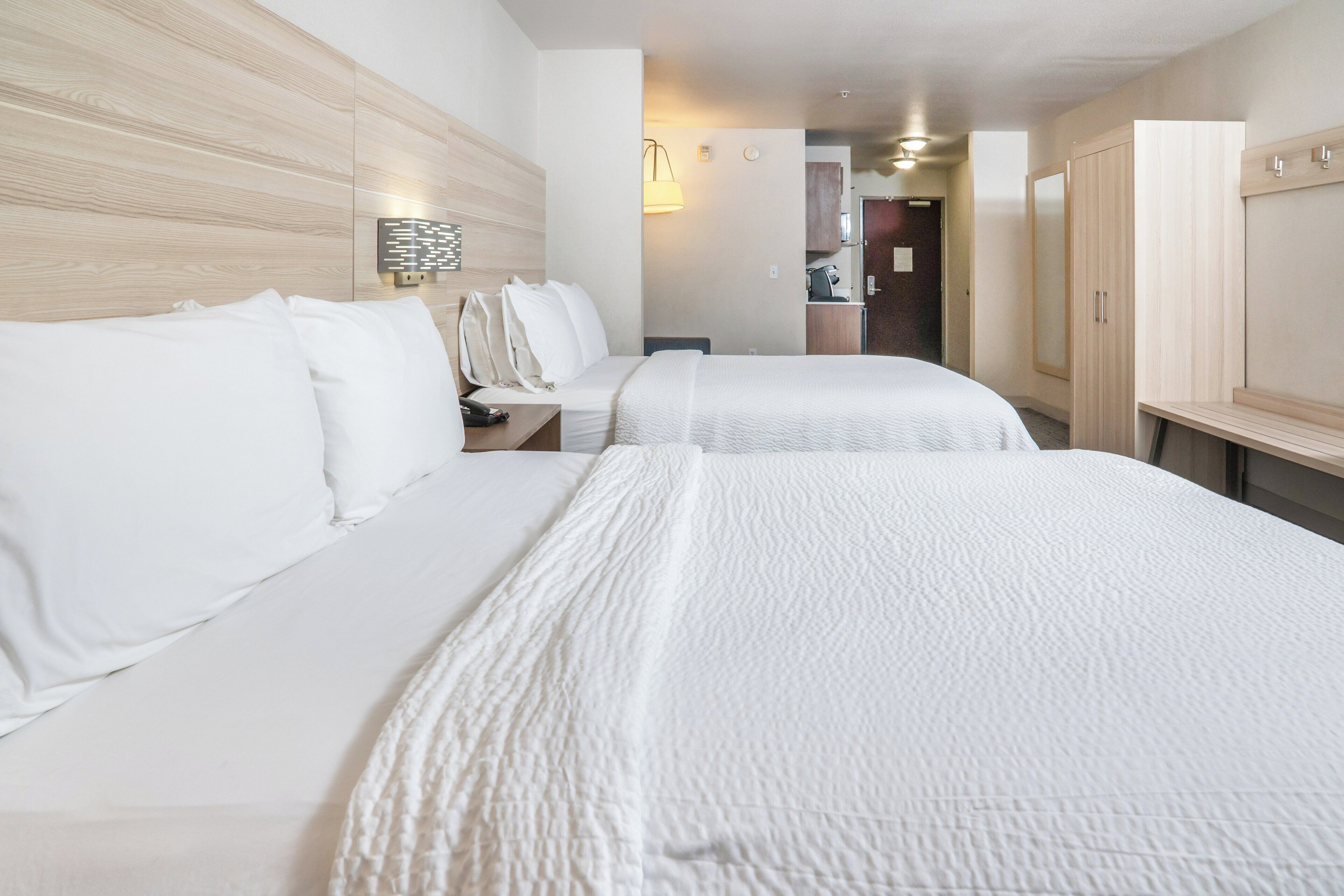 In-room safe, desk, iron/ironing board, free cribs/infant beds