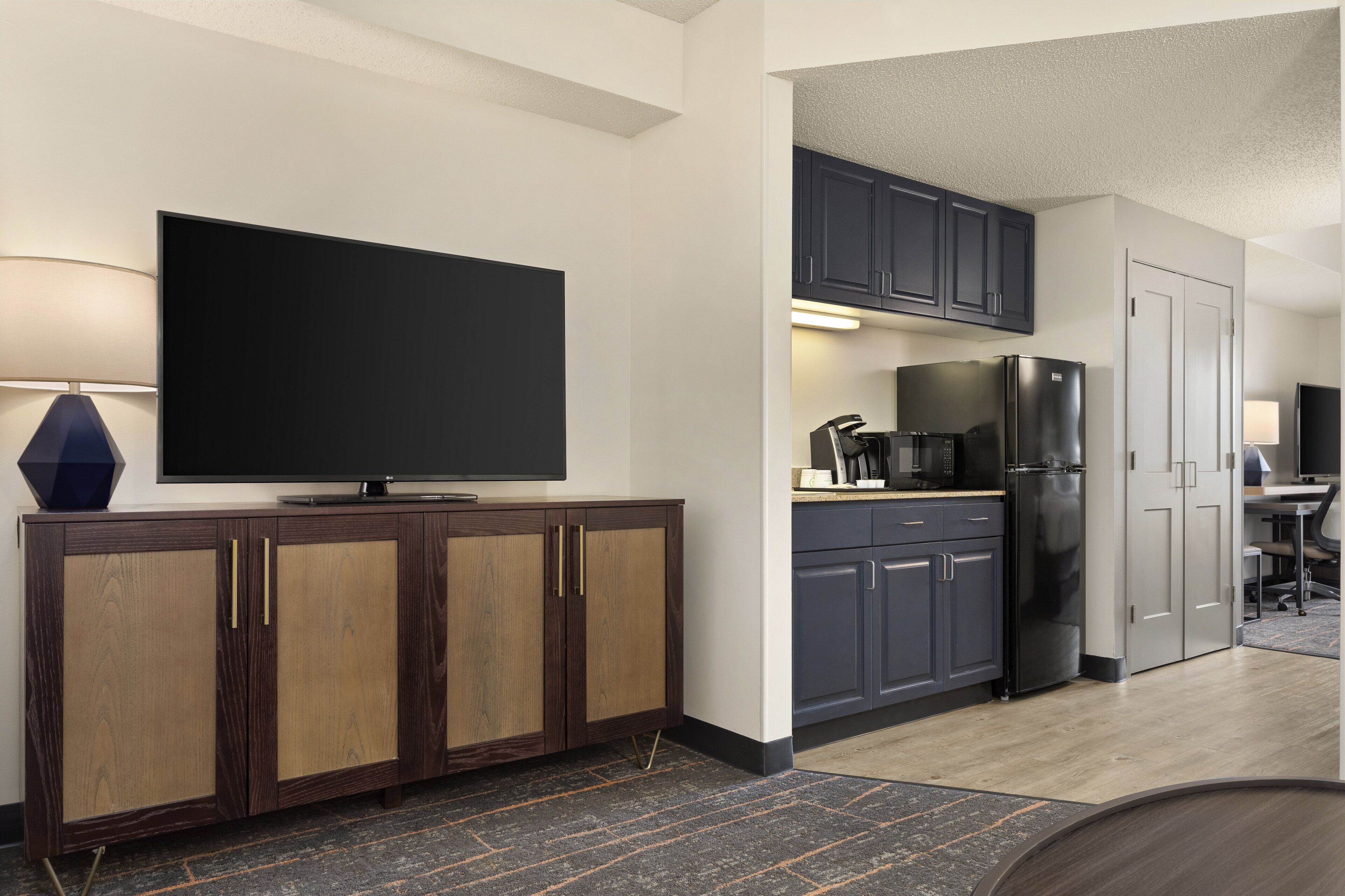 suite, 2 queen beds (additional living area) | 1 bedroom, desk, laptop workspace, blackout curtains