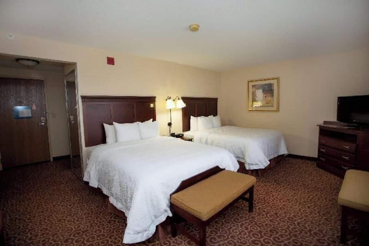 In-room safe, desk, laptop workspace, iron/ironing board
