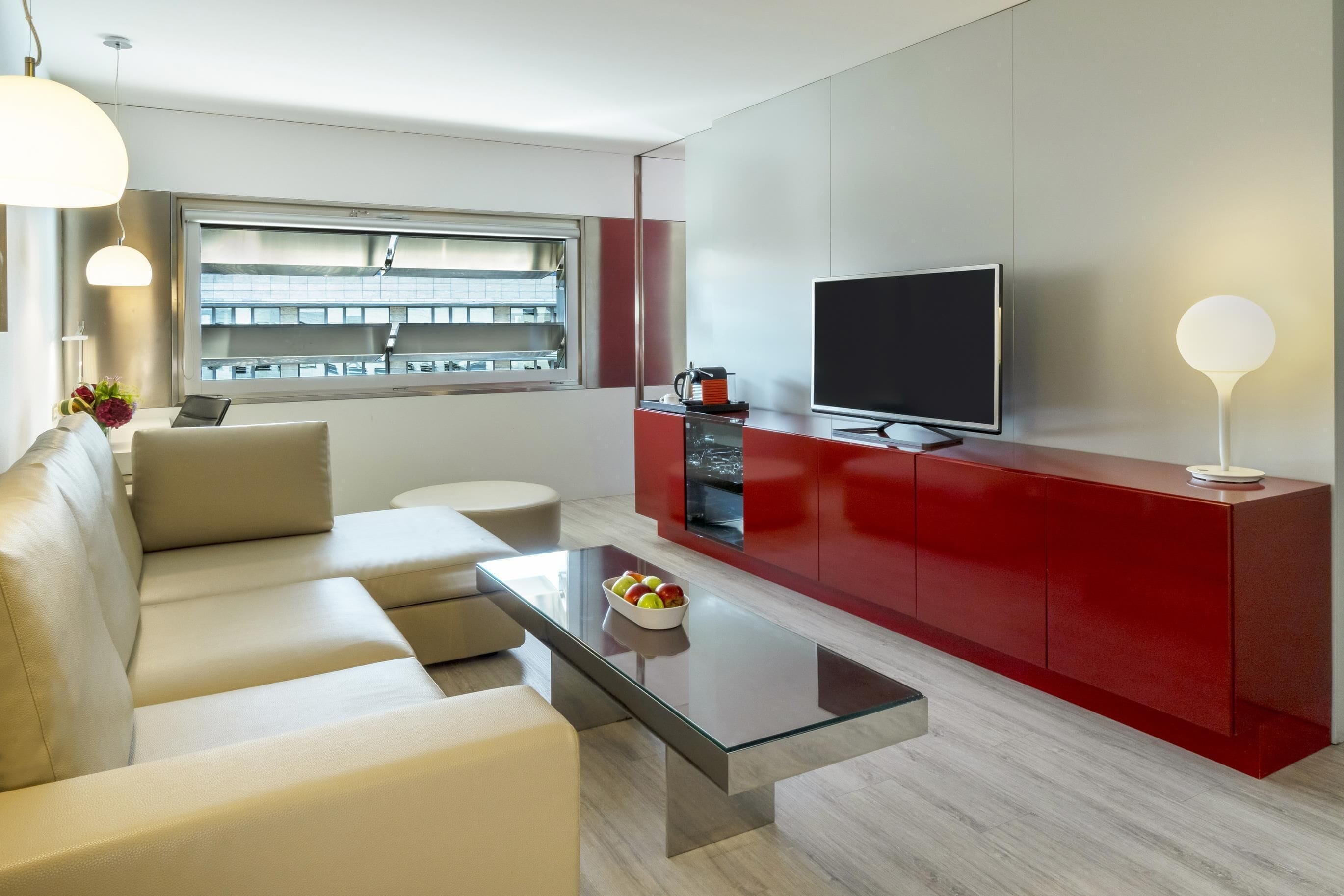 Uitzicht vanuit de kamer