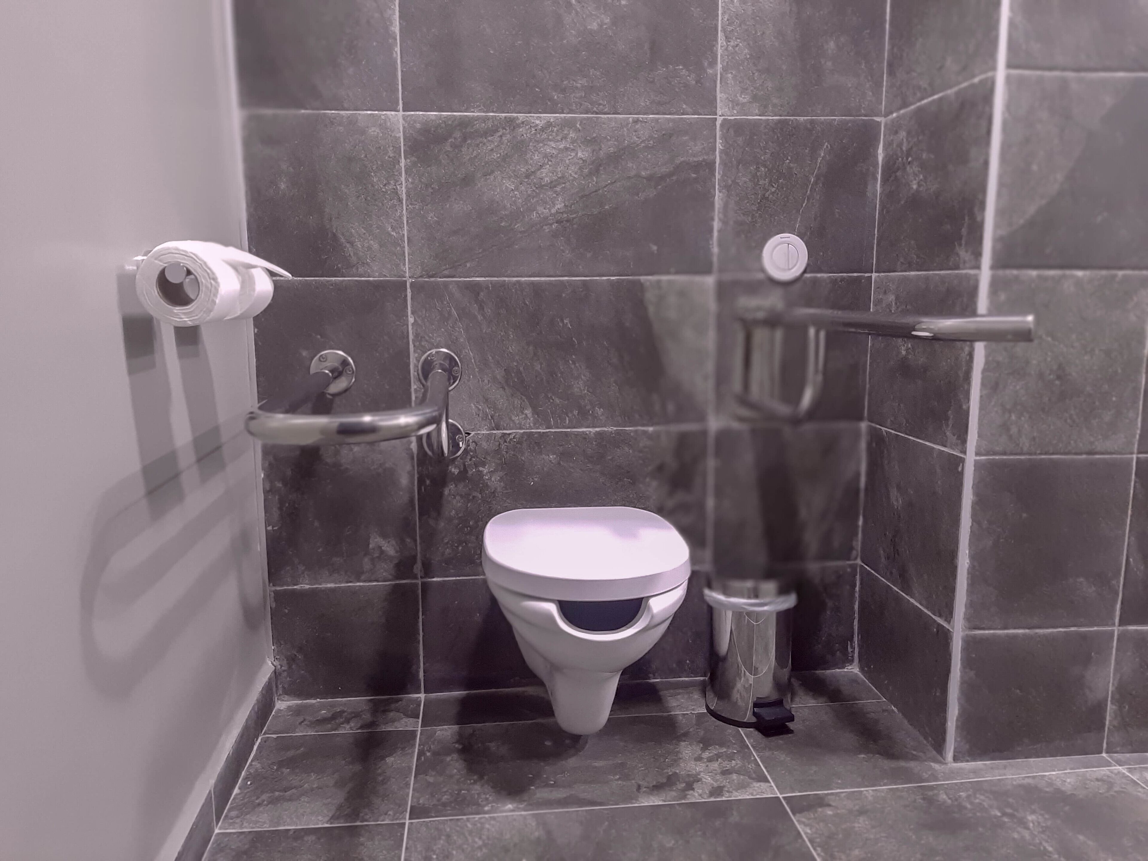 shower, rainfall showerhead, designer toiletries, hair dryer