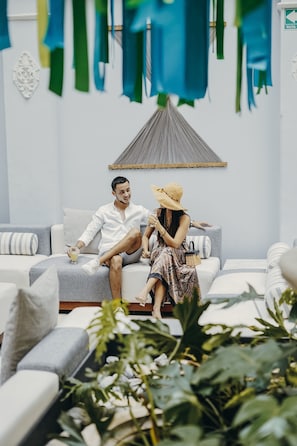 Lobby sitting area