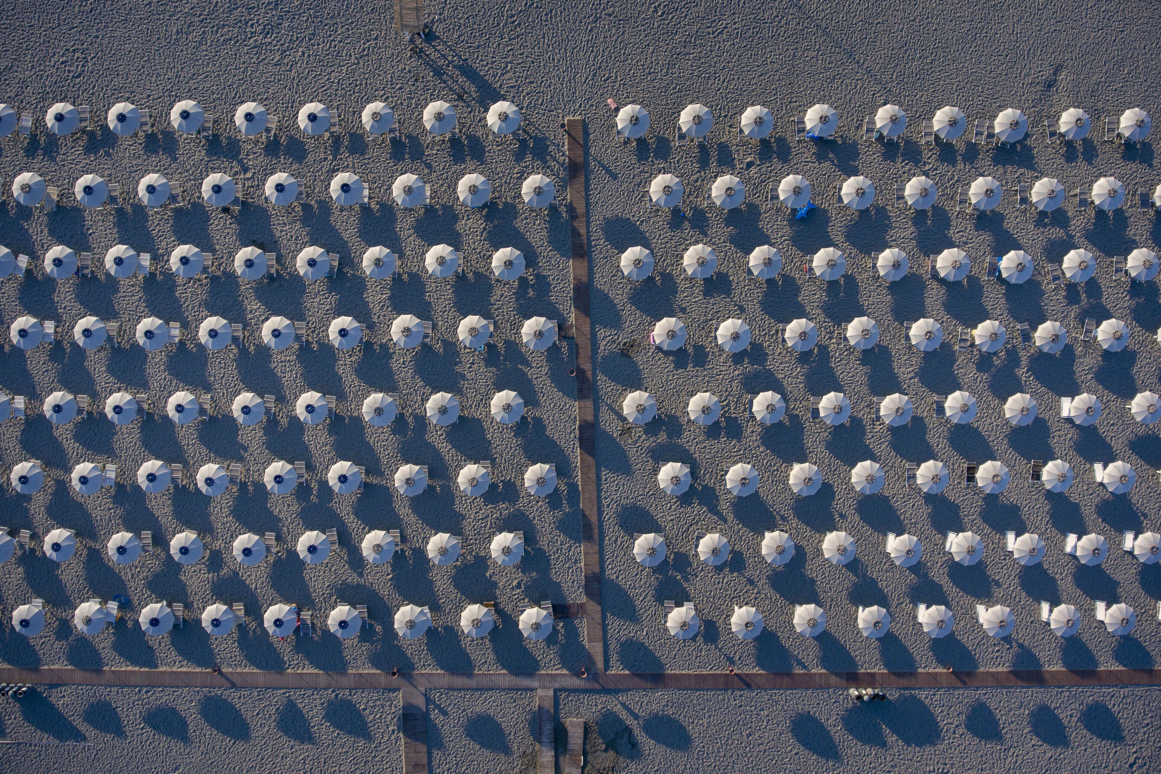 private beach, white sand, sun-loungers, beach umbrellas