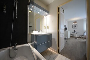 Free toiletries, hair dryer, towels