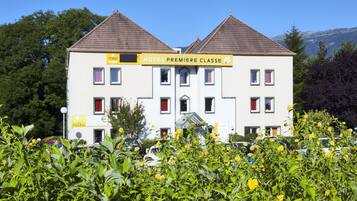 Voorkant van accommodatie