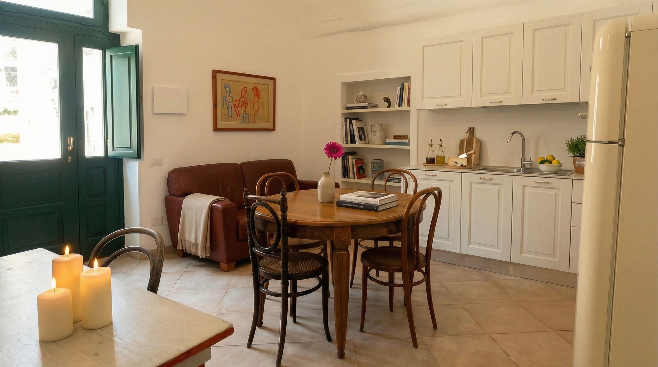 Appartement | Cuisine privée | Mini-réfrigérateur, cafetière-théière, bouilloire électrique