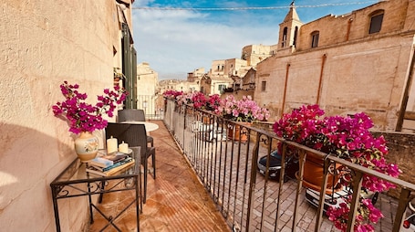 Balcony view. Hotel San Giorgio Matera