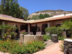 Fachada de la propiedad