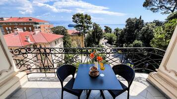 Standard Double or Twin Room, Balcony, Sea View | View from room