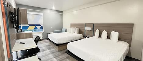 Ropa de cama de alta calidad y escritorio