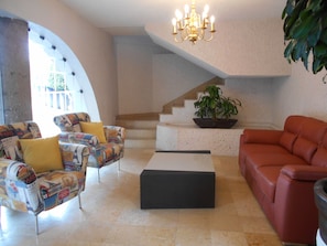 Sala de estar en el lobby
