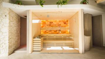Behandlungsräume für Paare, Sauna, Whirlpool, Körperbehandlungen