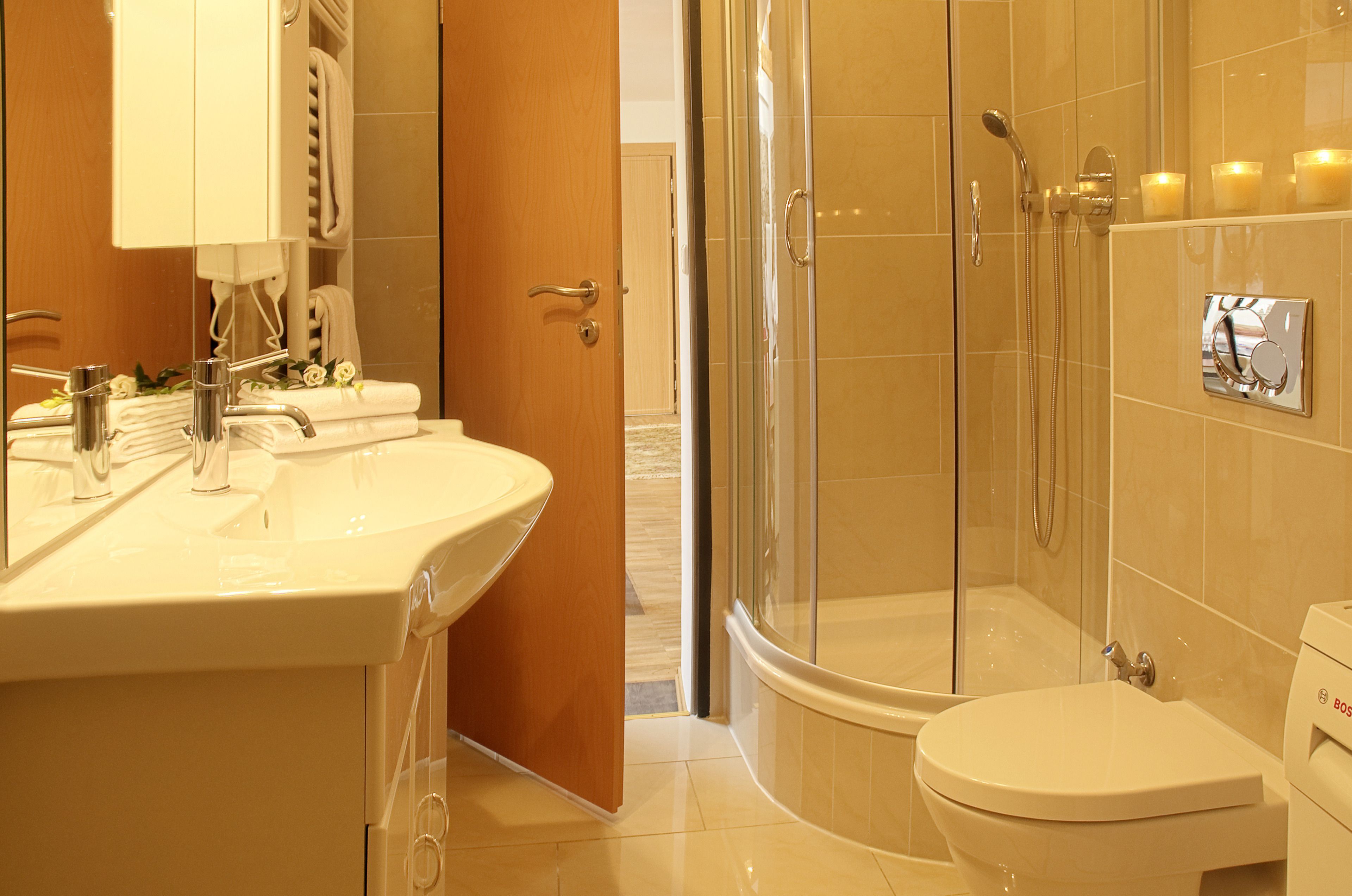 Deluxe Apartment, Annex Building | Bathroom | Free toiletries, hair dryer, slippers, towels