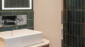 Free toiletries, hair dryer, towels