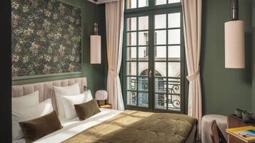 Premium bedding, minibar, in-room safe, desk