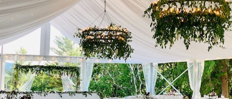 Espace mariage en plein air