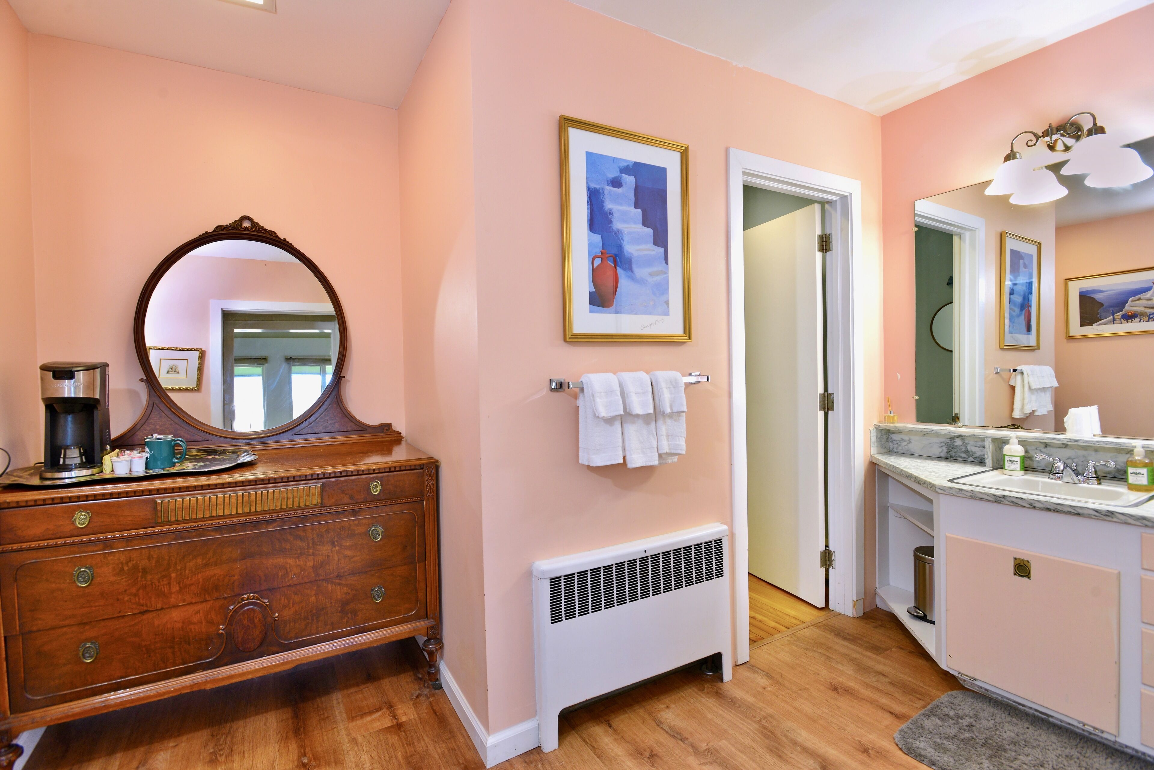 villa king suite, family, dog friendly, mountain views | bathroom | designer toiletries, hair dryer, towels, soap