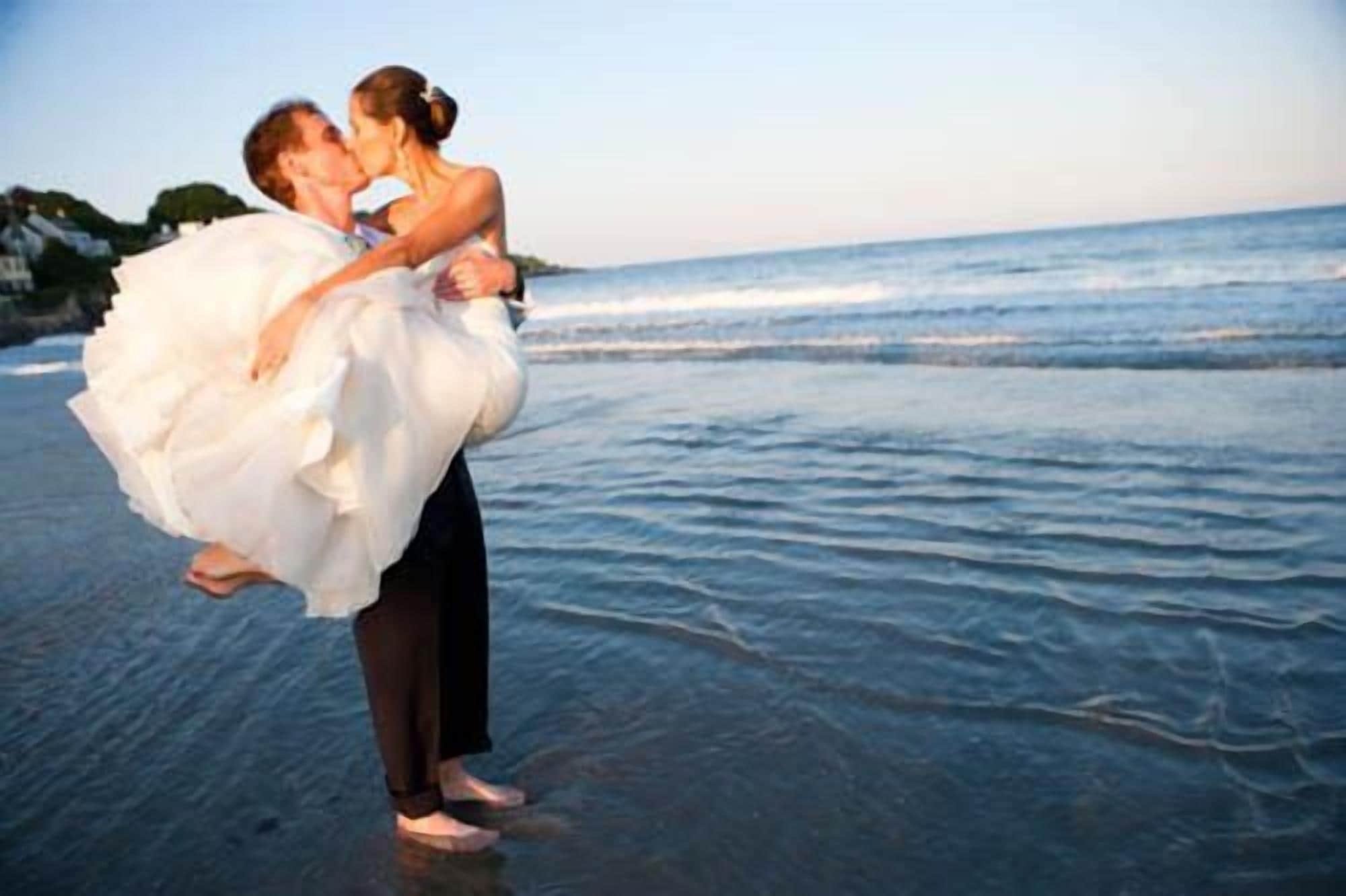 outdoor wedding area