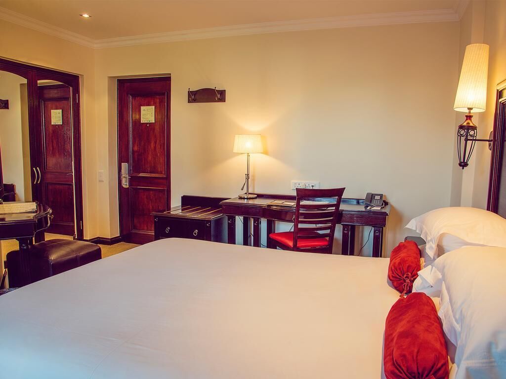 Luxe beddengoed, donsdekens, pillowtop-bedden, een kluis op de kamer