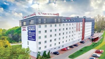 Façana frontal de l'allotjament