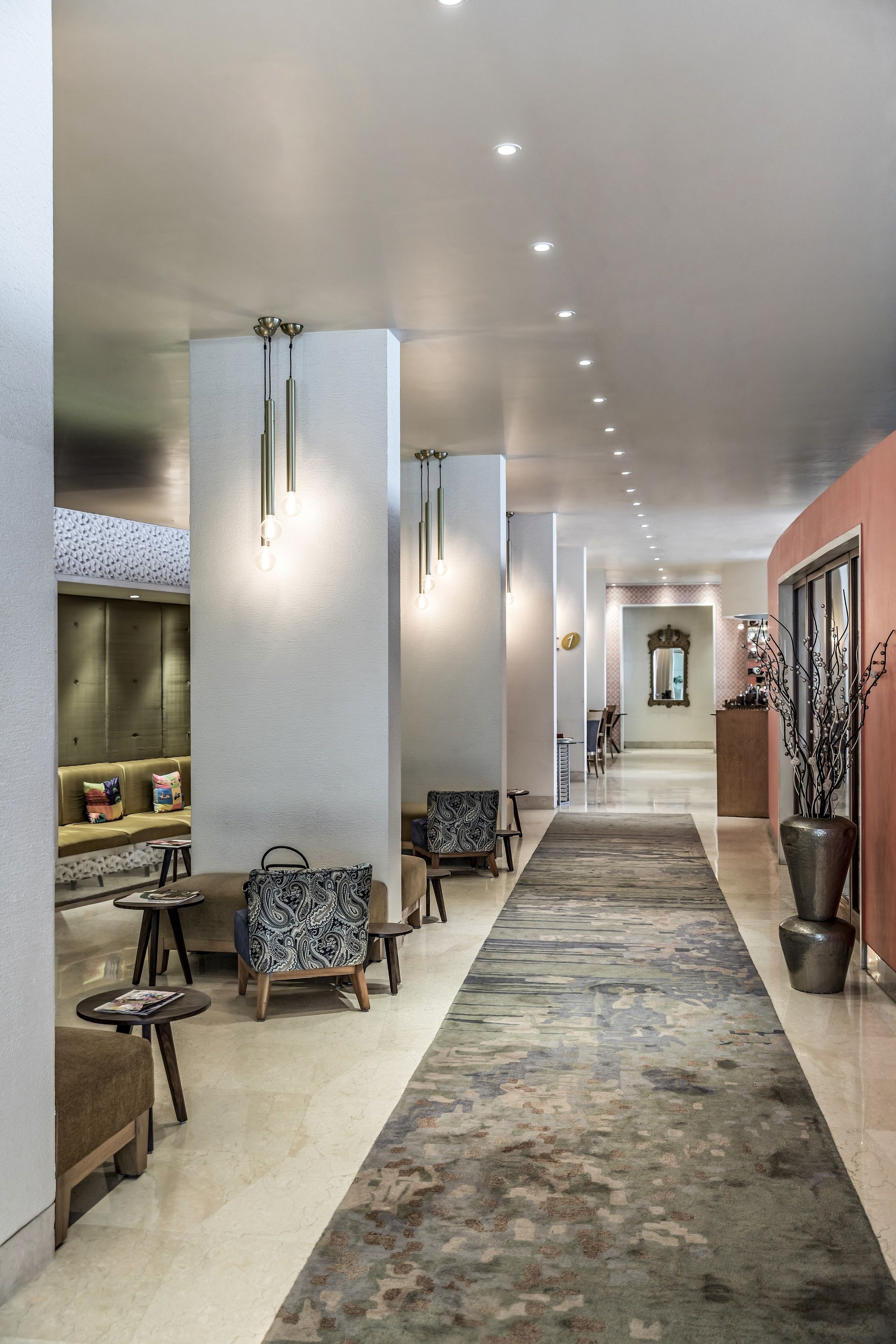 Sala de estar en el lobby