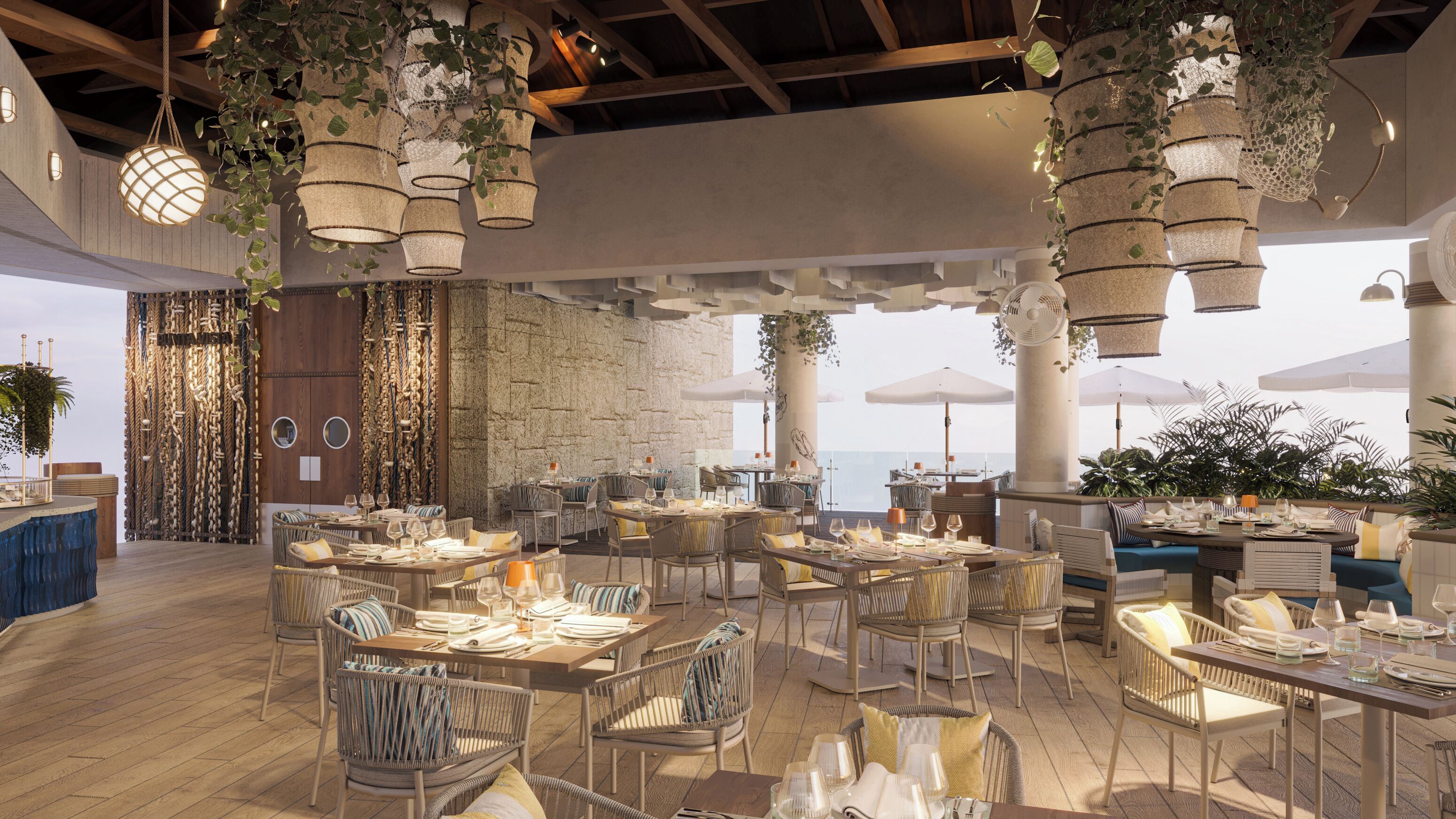 6 restaurants, breakfast, lunch, dinner served; Mexican cuisine 