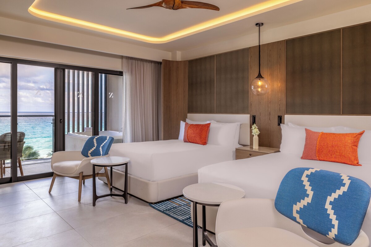 Premium bedding, pillowtop beds, minibar (free items), in-room safe