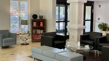 Sala de estar en el lobby