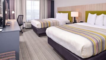 1 habitación, ropa de cama hipoalergénica, edredón y escritorio