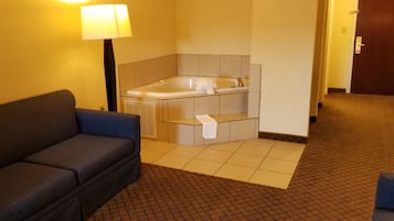 Suite, 1 King Bed with Sofa bed, Jetted Tub