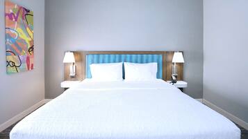 Room, 1 King Bed, Accessible, Non Smoking | In-room safe, laptop workspace, iron/ironing board