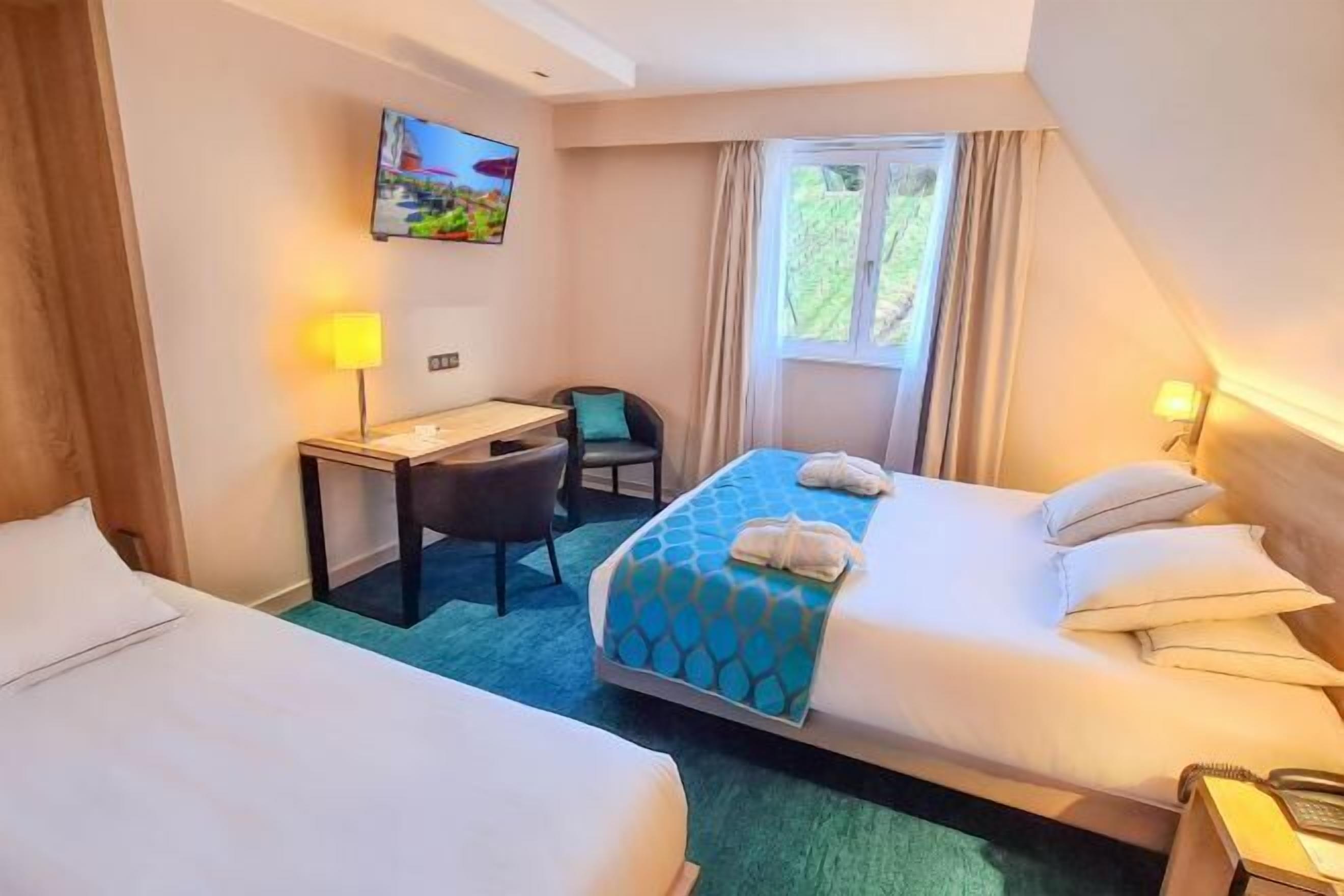 1 habitación, minibar, caja de seguridad en la habitación y escritorio 