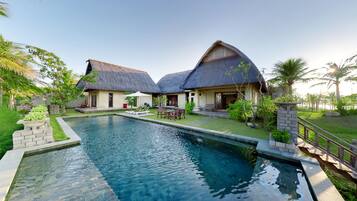 Villa, 3 Schlafzimmer, eigener Pool | Strand-/Meerblick