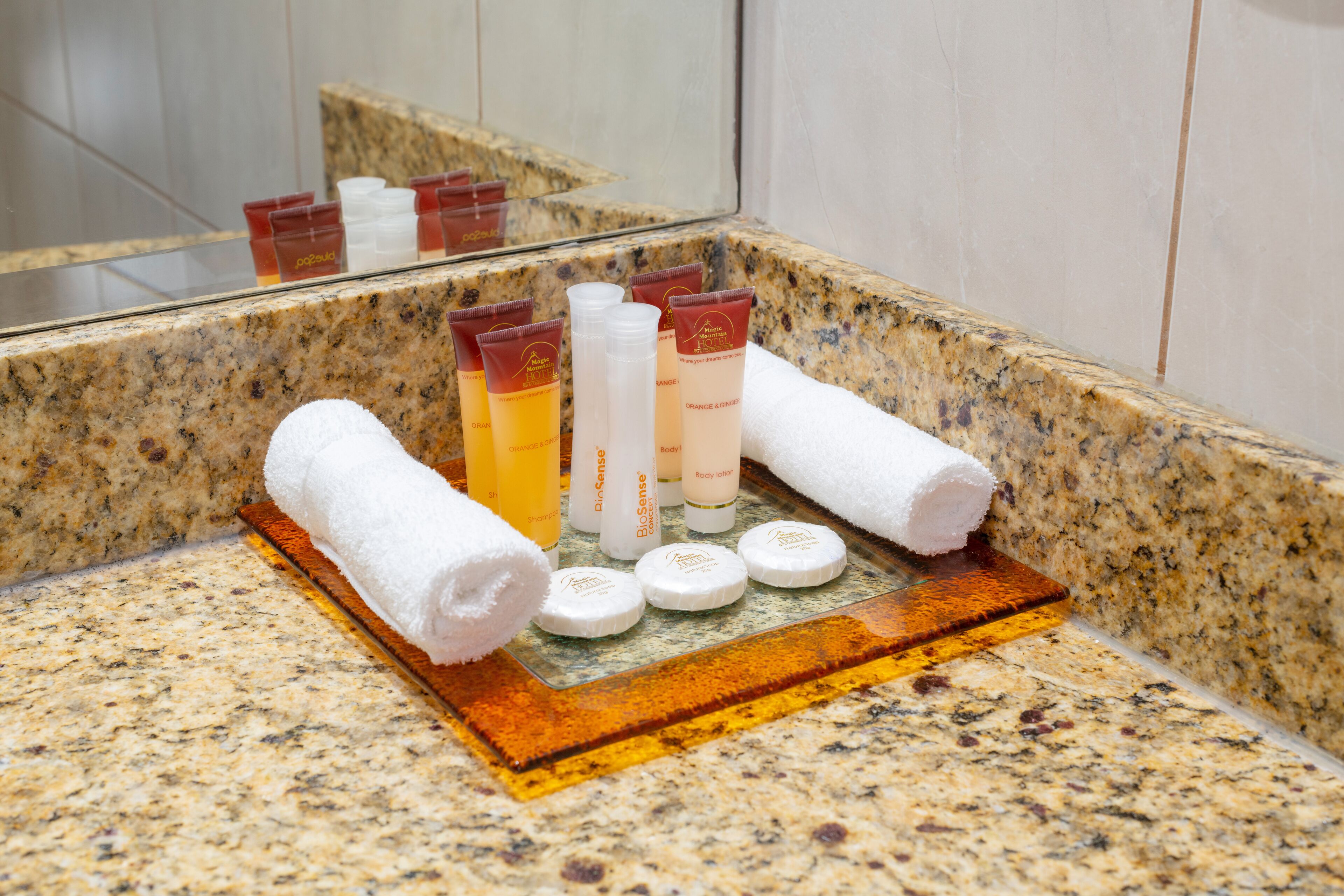 junior suite, balcony | bathroom amenities | eco-friendly toiletries, hair dryer, towels