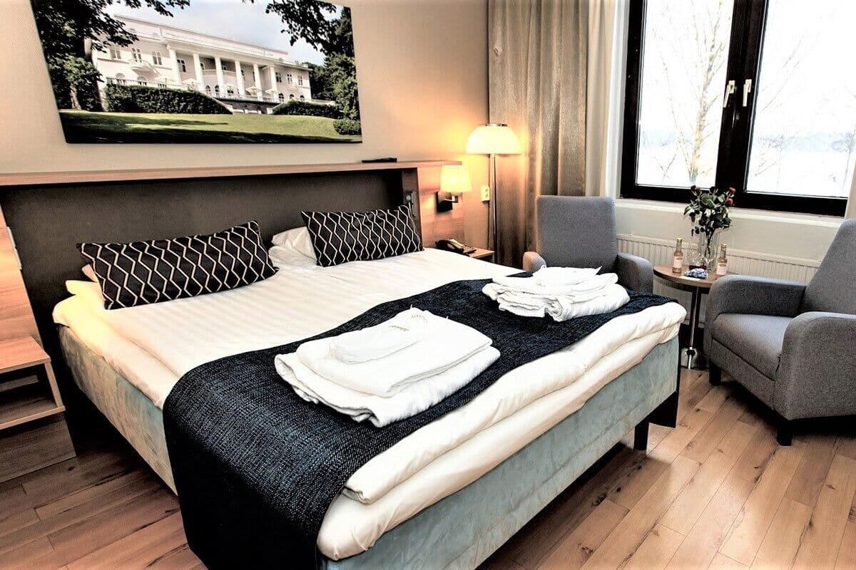 Chambre Standard double (Spa Hotel) | 1 chambre, literie de qualitĂ©, rideaux dâobscurcissement