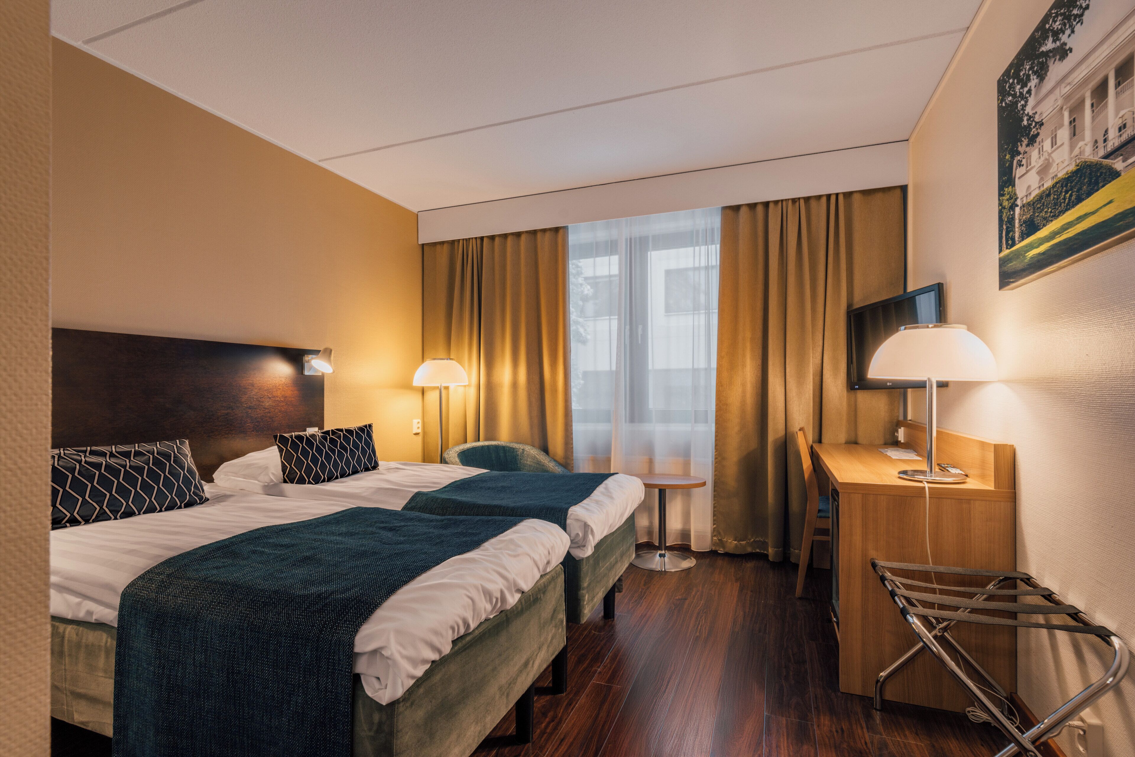 Standard twin - Spa Hotel | Premium bedding, blackout drapes, soundproofing, free WiFi