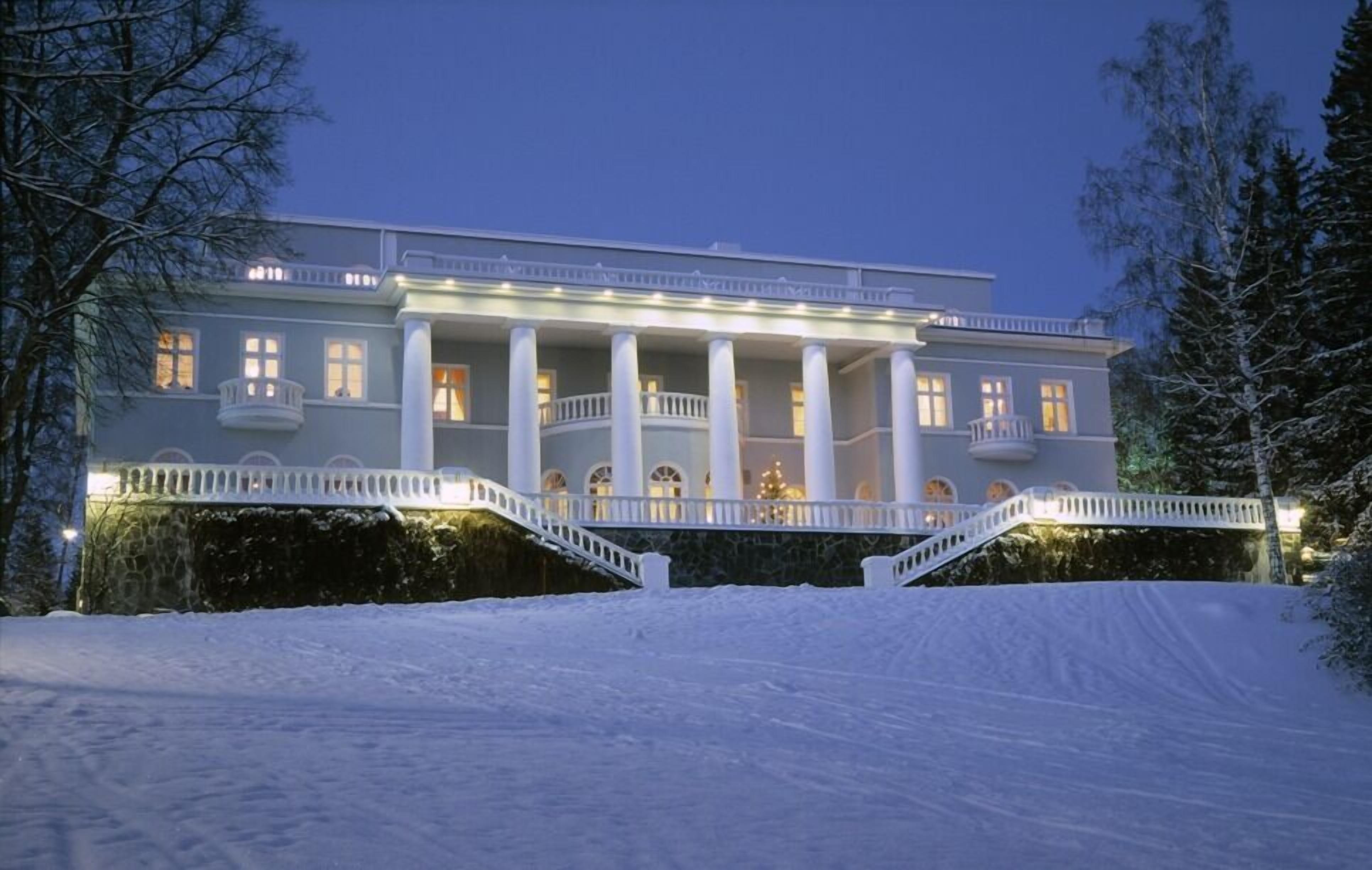 Front of property - evening/night