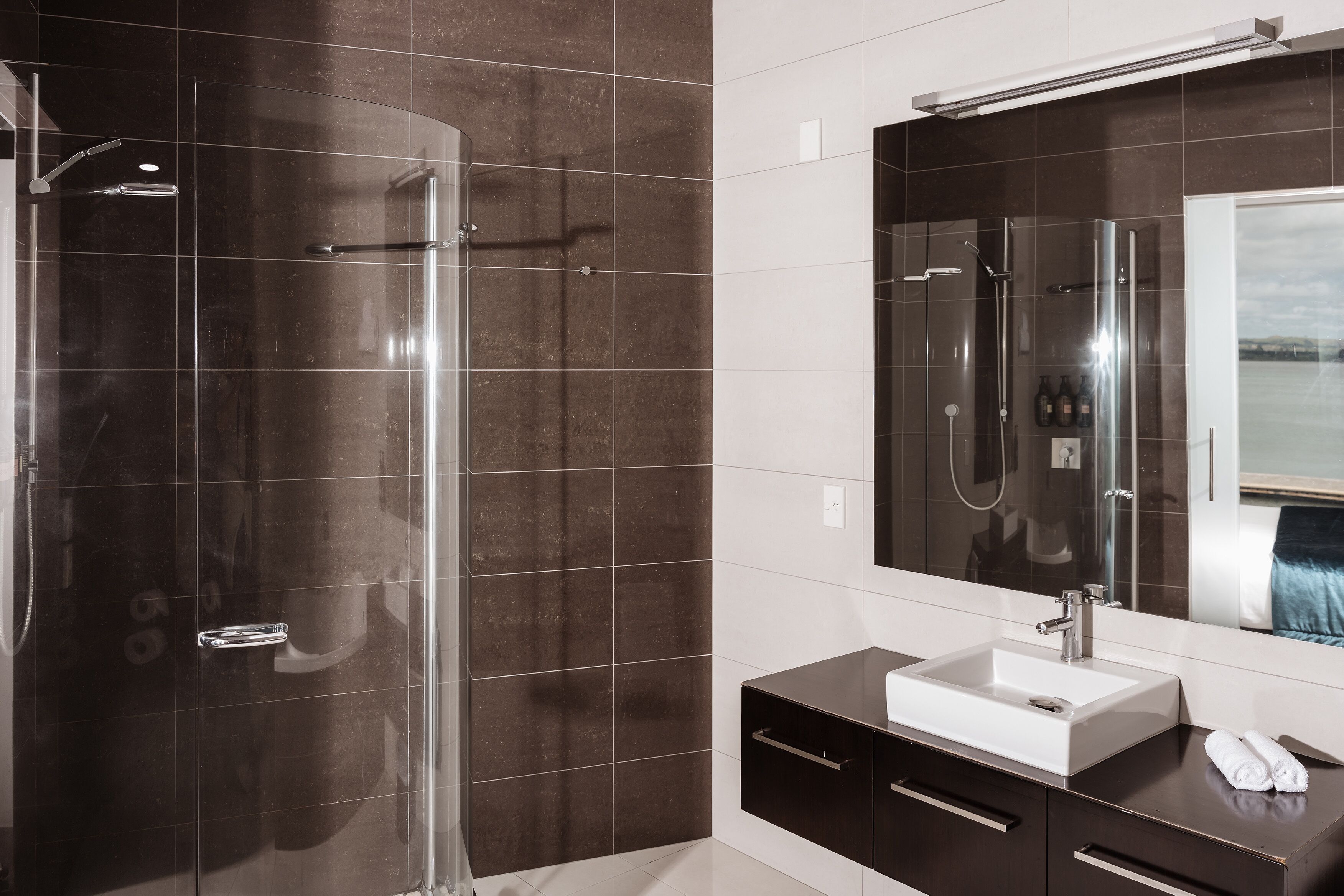 overwater executive | bathroom | free toiletries, hair dryer, bathrobes, towels