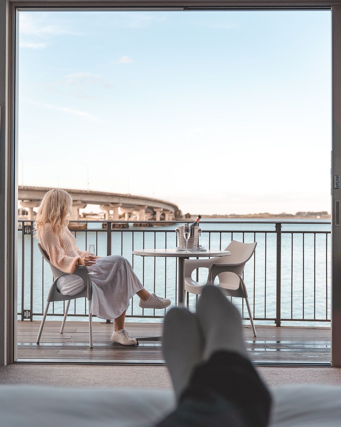Blick auf das Wasser