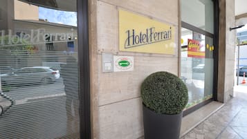 EntrĂ©e de lâhĂ©bergement