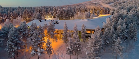 Façade de l’hébergement