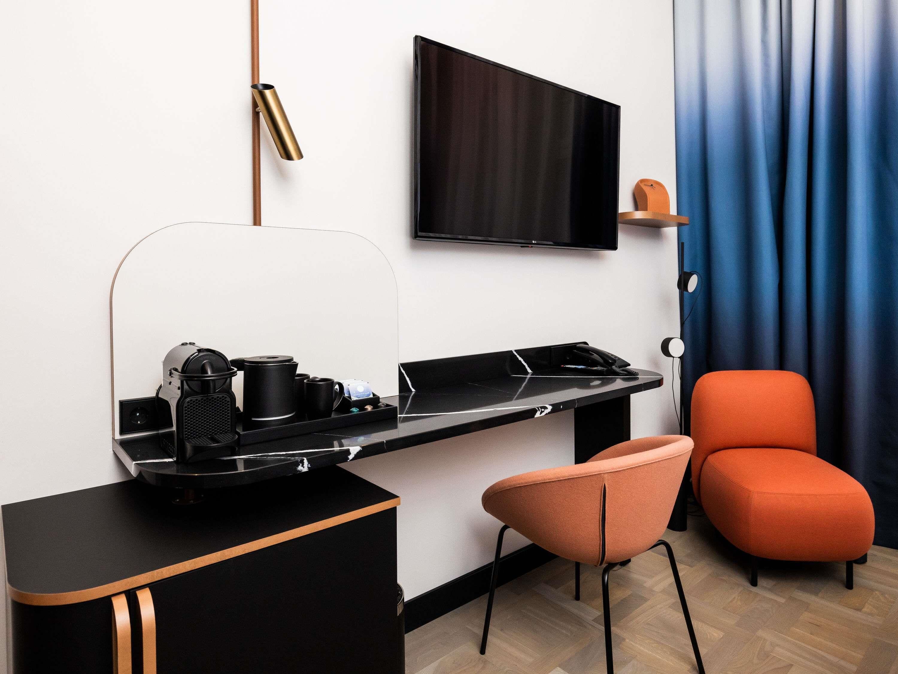 Comfort Double Room (Tribe Essential) | Hypo-allergenic bedding, in-room safe, desk, laptop workspace