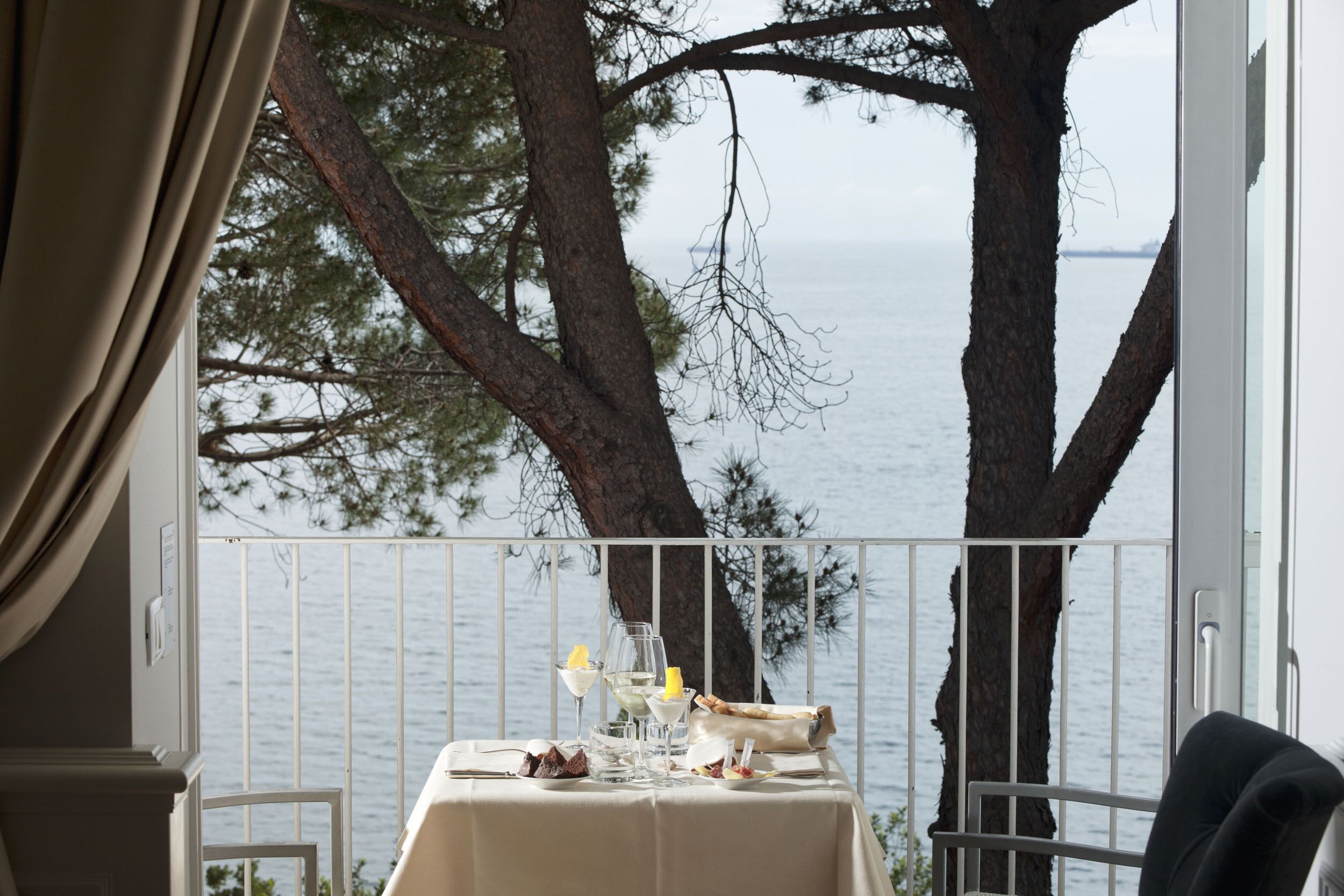 Classic-Doppelzimmer, Balkon, Meerblick | Balkon