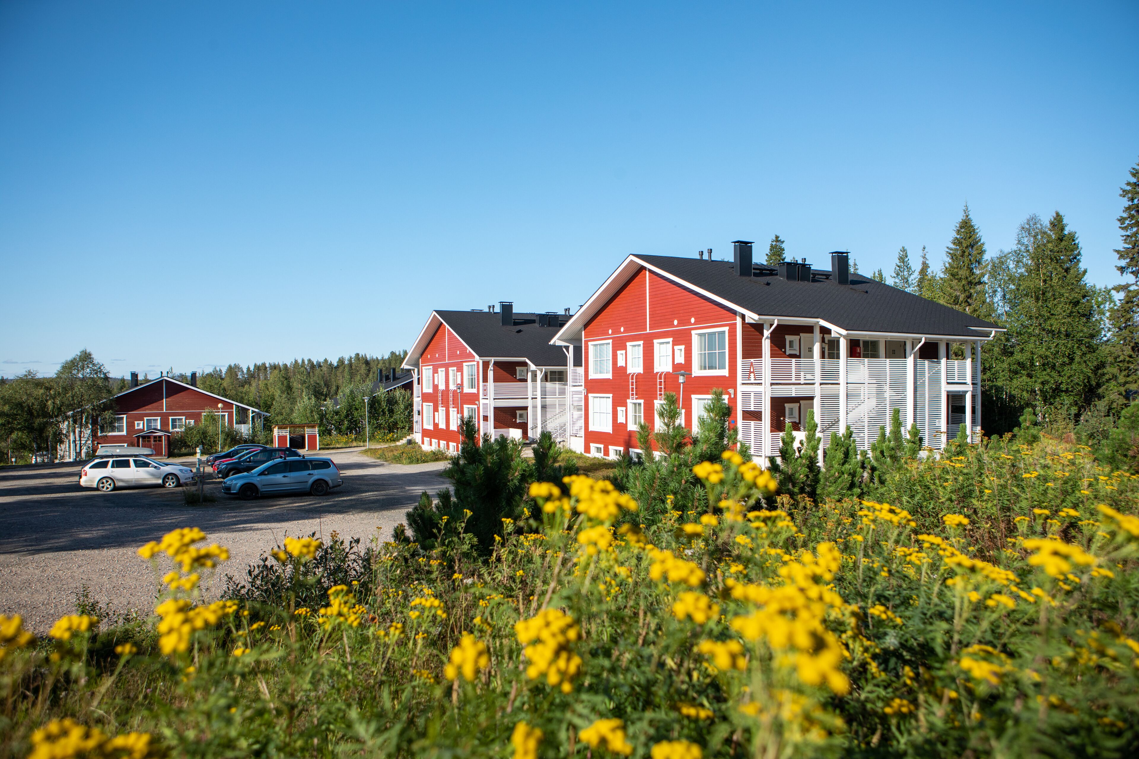 Majoituspaikan julkisivu