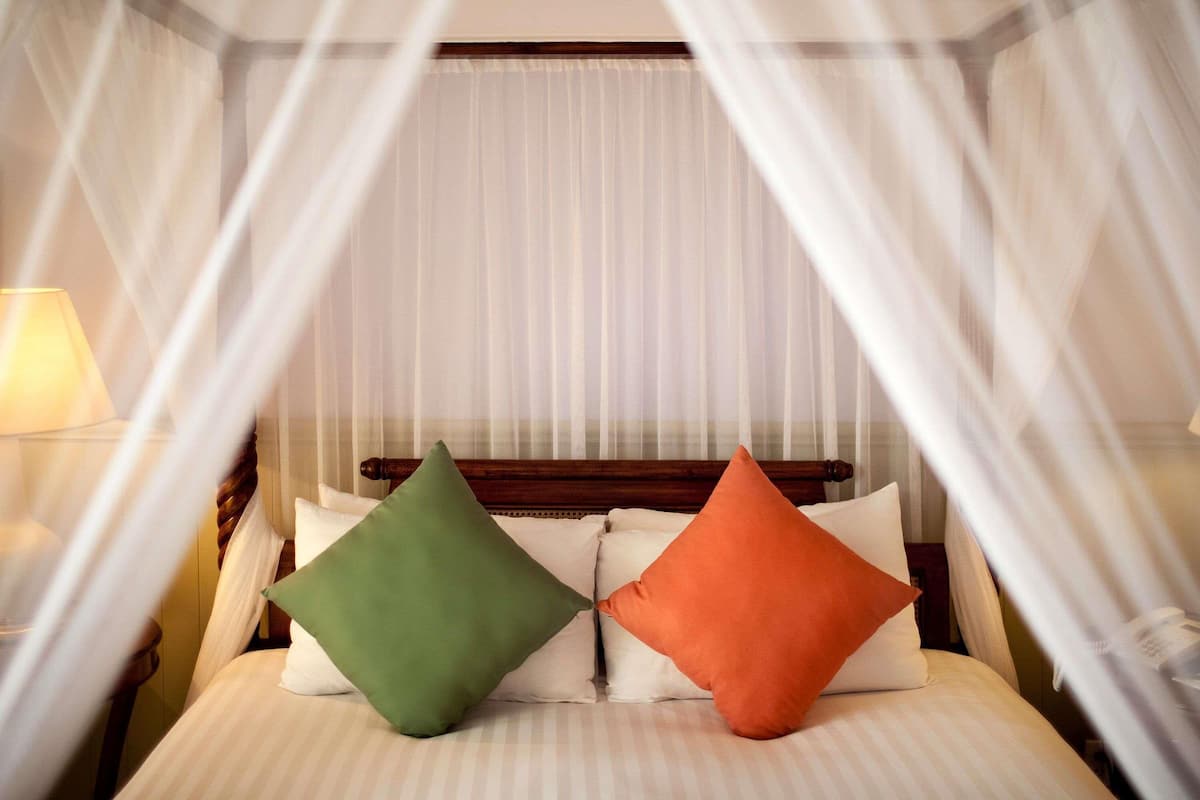 Ropa de cama de alta calidad, edredón y minibar