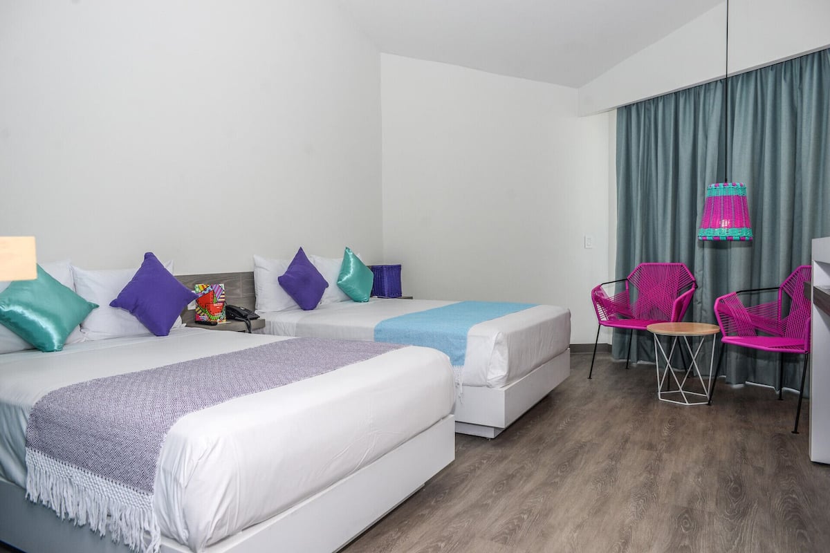 In-room safe, blackout drapes, iron/ironing board, Internet