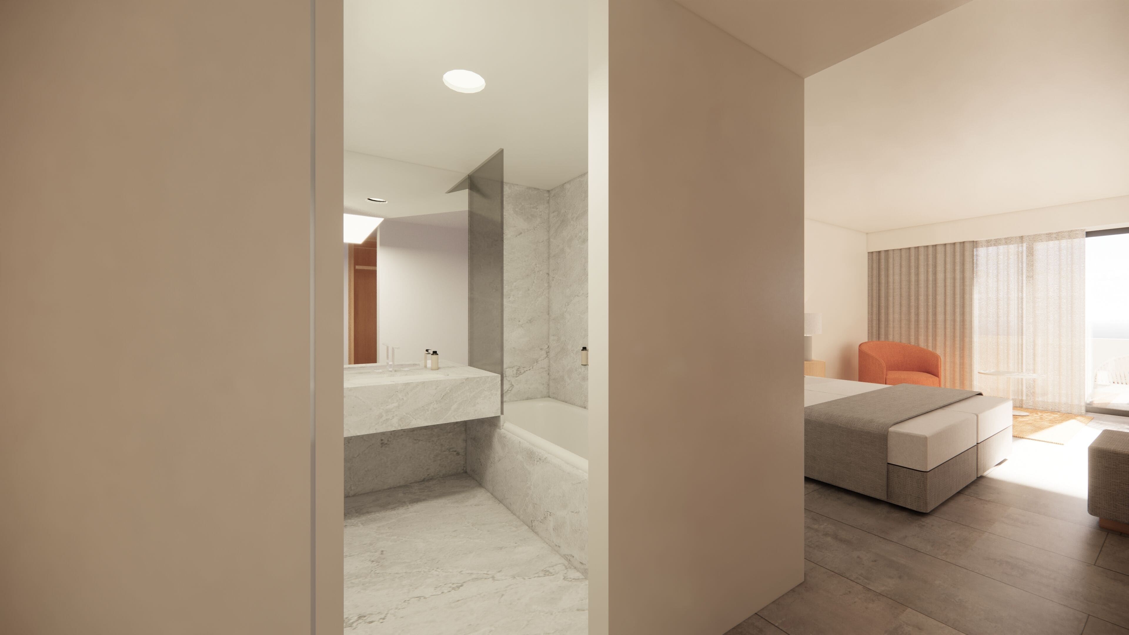 superior top floor sea view room | 1 bedroom, premium bedding, minibar, in-room safe