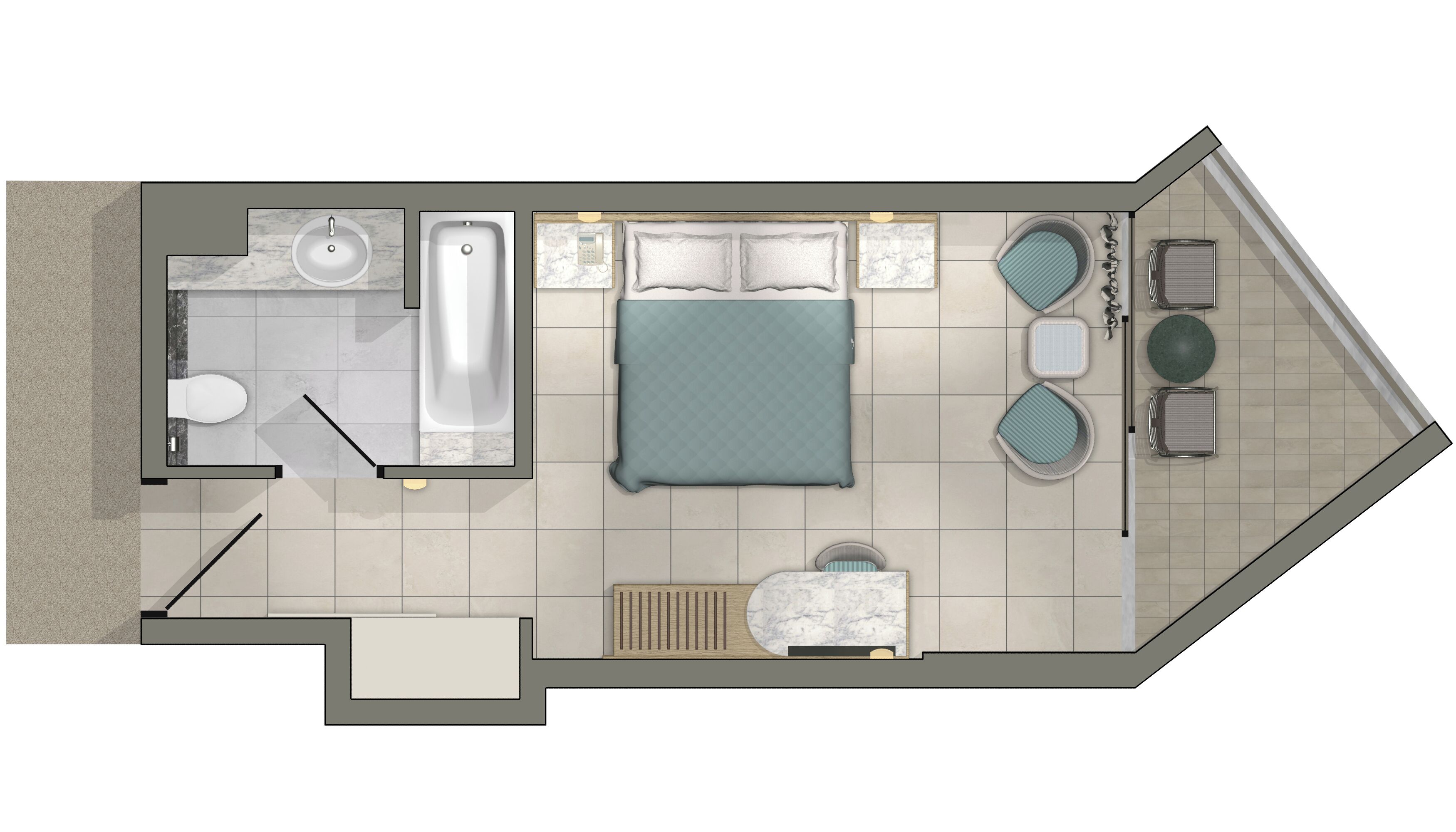 1 bedroom, premium bedding, minibar, in-room safe