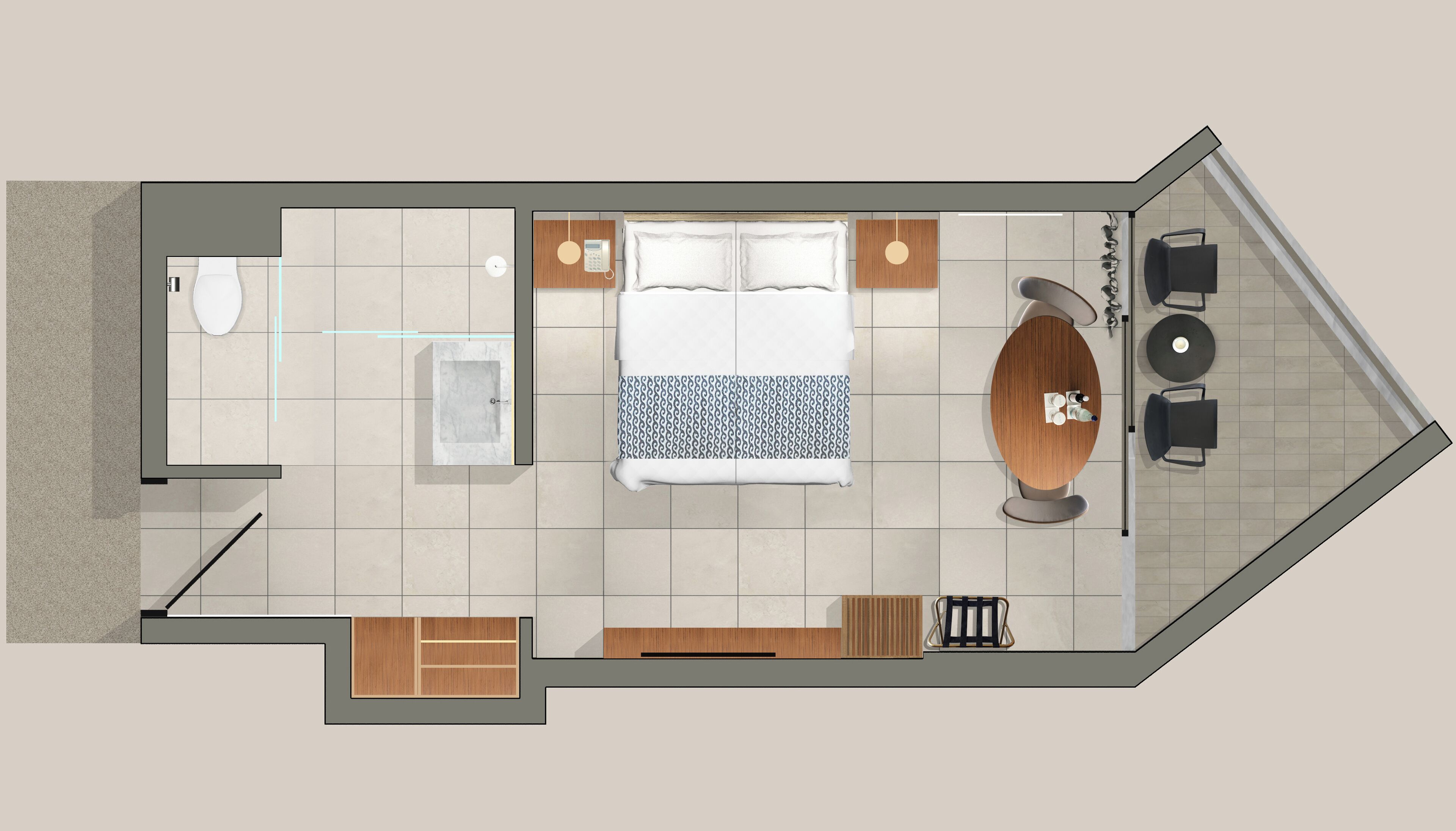 standard room, sea view | 1 bedroom, premium bedding, minibar, in-room safe